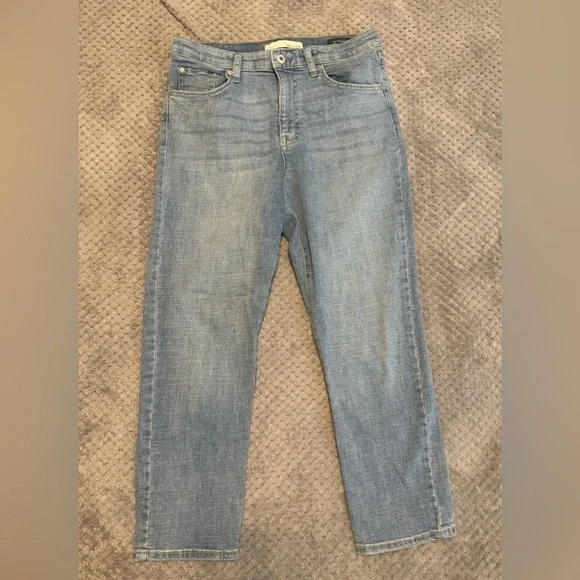 👖 **Ella Moss High Waist Straight Jeans** Size **8 / 29 | Light Wash - Picture 1 of 5